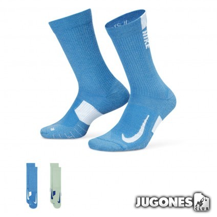 Nike Multiplier Crew Socks (2 Pares)