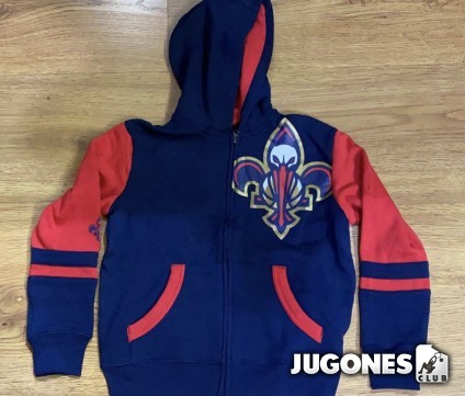 Sudadera con Cremallera New Orleans Pelicans Jr