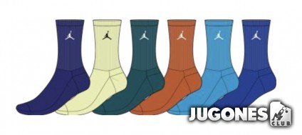 Pack 6 Jordan Socks