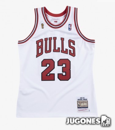 Authentic Jersey Chicago Bulls 1995-96 Michael Jordan