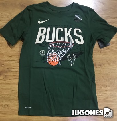 Camiseta Dry Milwaukee Bucks