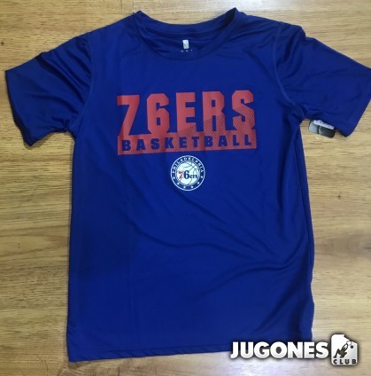 Camiseta Split Dri tek NBA Jr Philadelphia 76Ers
