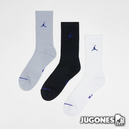 Pack 3 Pares Calcetines Jordan DriFit Crew