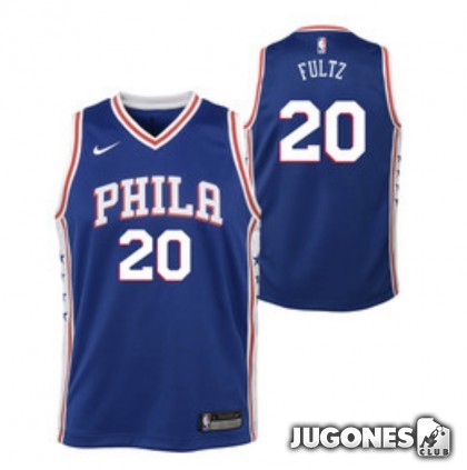 Big Kids` NBA 76ERS Fultz Jersey