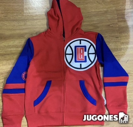 Sudadera con Cremallera Angeles Clippers Jr