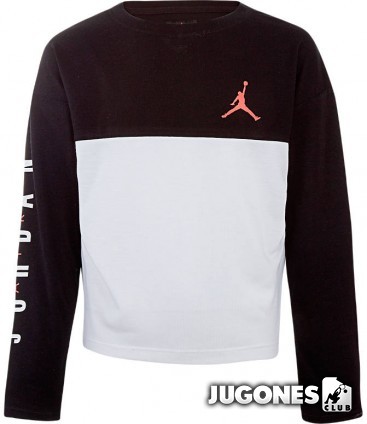 GIRLS` JORDAN BOX LONG-SLEEVE T-SHIRT