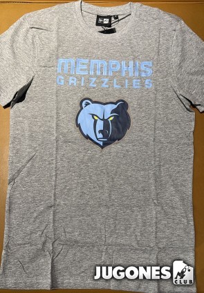 Camiseta New Era Memphis Grizzlies NBA Team Logo Gris