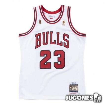 Authentic Jersey Chicago Bulls 1996-97 Michael Jordan