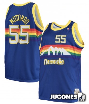 Camiseta Dikembe Mutumbo Denver Nuggets 1991-1992