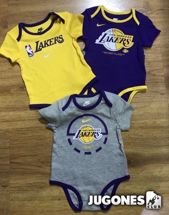 Pack 3 monos Angeles Lakers