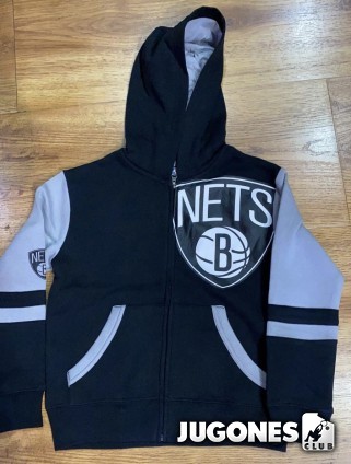 Sudadera con Cremallera Brooklyn Nets Jr