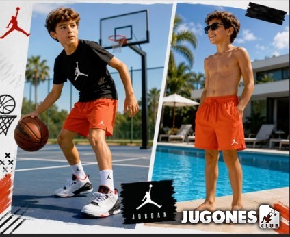 Pantalon Jordan Jr Naranja