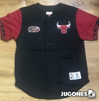 Camiseta Chicago Bulls Pure Shooter Mesh Button Front