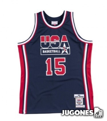 Camiseta NBA Autentica 1992 Usa Basketball Magic Johnson