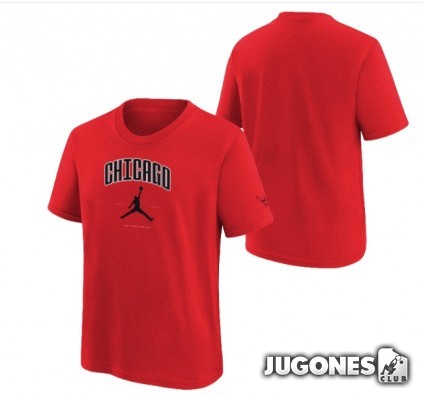 NBA Jordan Cities Chicago Bulls Tee