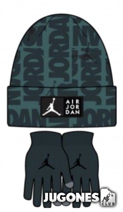 Jordan beanie set