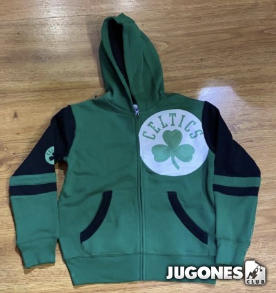 Sudadera con Cremallera Boston Celtics Jr