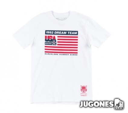 Camiseta 1992 Team Flag, Dream Team Usa Basketball