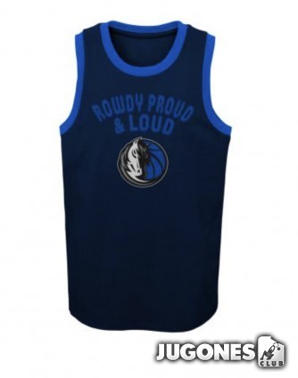 Dallas Mavericks Striker Logo Tank Top