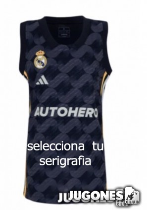 Segunda Equipacion Real Madrid 23/24 con serigrafia