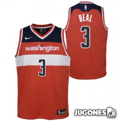 Big Kids` NBA Wizards Beal Jersey