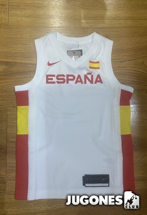 Spain Screen Printed Basketball Jersey