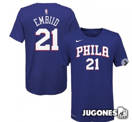 Camiseta  Philadelphia 76Ers Joel Embiid Jr