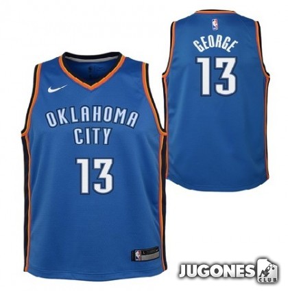 Big Kids` NBA Paul George Jersey