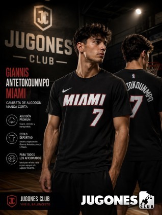 Camiseta Miami Heat Giannis Antetokounmpo