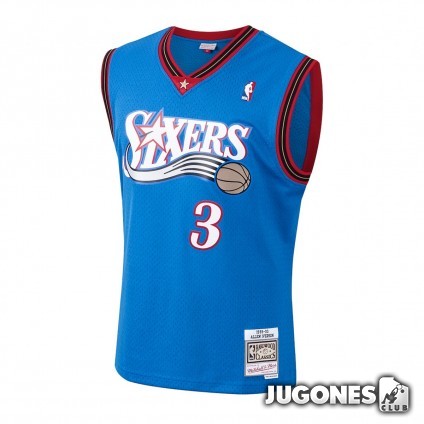 Jersey Swingman Mitchell & Ness Philadelphia 76ers  Allen Iverson 99-00