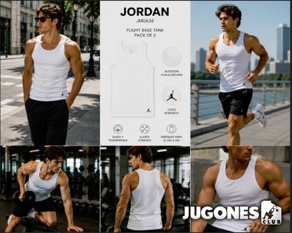Camiseta Jordan Flight Base (Pack 2)