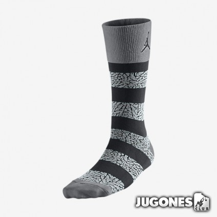 Jordan Elephant Striped Crew socks