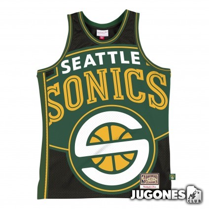 Big Face 2.0 Seattle Supersonics Tee