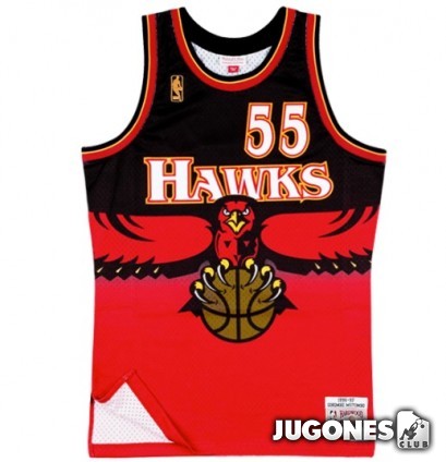 Camiseta Atlanta Hawks Dikembe Mutombo 1996-1997