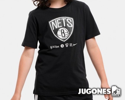 Camiseta Brooklyn Nets Crafted logo