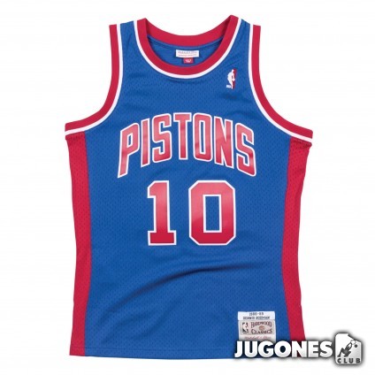 Jersey Detroit Pistons Road 1988-89 Dennis Rodman