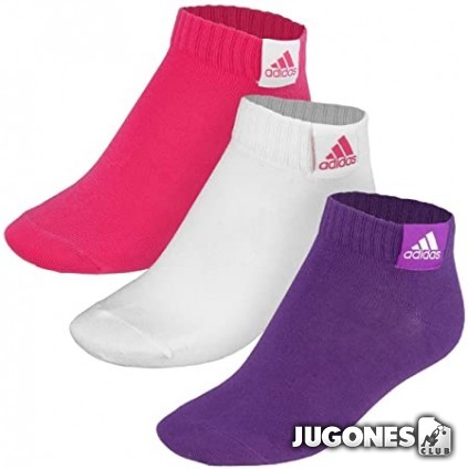 Pack 3 calcetines Adidas LinAnkle
