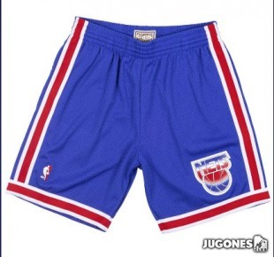 New Jersey Nets 93-94 Blue Retro short