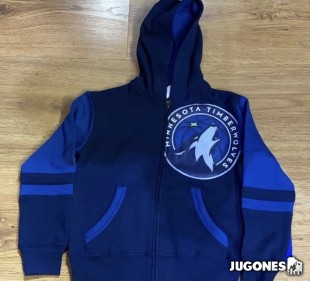 Sudadera con Cremallera Minnesota Timberwolves Jr