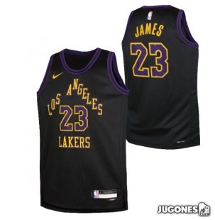 City Edition Angeles Lakers Lebron James Jersey