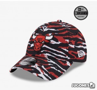 Chicago Bulls Camo Print Red 9FORTY