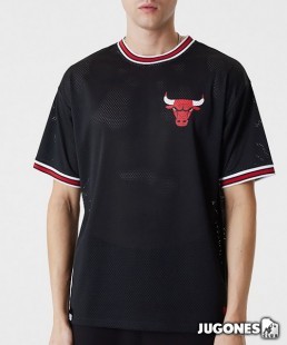 Camiseta New Era Chicago Bulls NBA Lifestyle Mesh Oversized