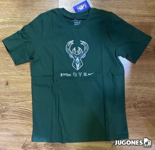 Milwaukee Bucks Crafted logo  tee