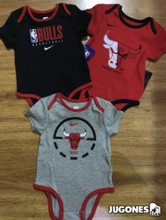 Pack 3 monos Chicago Bulls