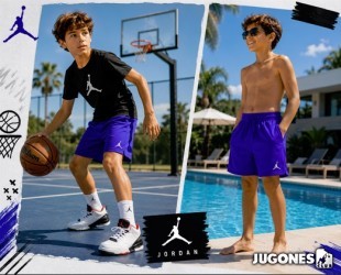 Pantalon Jordan Jr Azul Royal