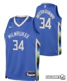 NBA Milwaukee Bucks Swingman Jersey Giannis Antetokounmpo `City Edition 22/23`