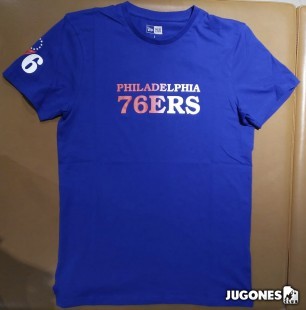 Camiseta NBA Gradient Wordmark Philadelphia 76ERS