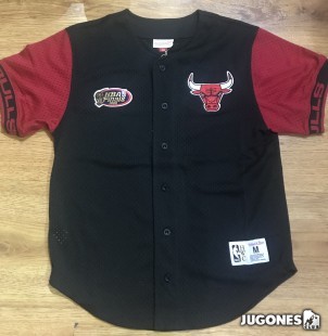 NBA Chicago Bulls Front Button Mesh Pure Shooter