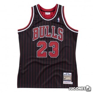 Authentic Jersey Chicago Bulls 1995-96 Michael Jordan