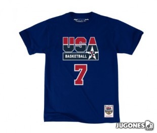 Camiseta Nombre y Numero Larry Bird Usa Basketball